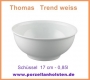 Thomas Trend Weiss Schssel 17 cm
