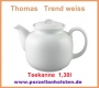 Thomas Trend Weiss Teekanne 6 Personen 1,30 l