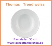 Thomas Trend Weiss Pastateller 30 cm