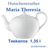 Hutschenreuther Maria Theresia wei Teekanne 1,35 l 12 Pers.