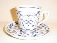 Winterling Indisch Blau Kaffeetasse konisch 2 teilig