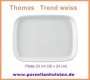 Thomas Trend Weiss Platte 33 cm