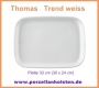 Thomas Trend Weiss Platte 33 cm