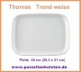 Thomas Trend Weiss Platte 28 cm