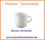 Thomas Trend Weiss Becher  mit Henkel 0,28 l