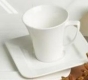 Fan Tastic Kaffeetasse - Tasse 2-teilig mit Untertasse eckig
