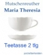 Hutschenreuther Maria Theresia weiß Teetasse 2 teilig