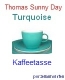 Thomas Sunny Day Turquoise Kaffeetasse - Tasse 2 teilig