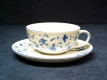 Arzberg Blaublüten Teetasse 0,13 l mit Untertasse